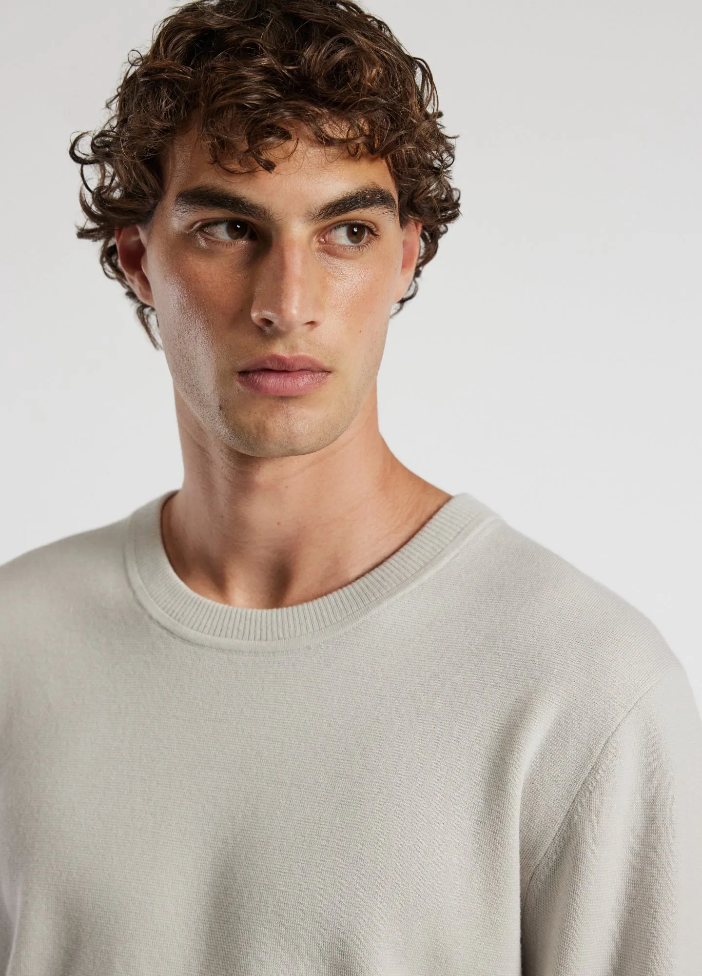Crew Neck Merino Sweater Salt sold by Calibre product image thumbnail 4