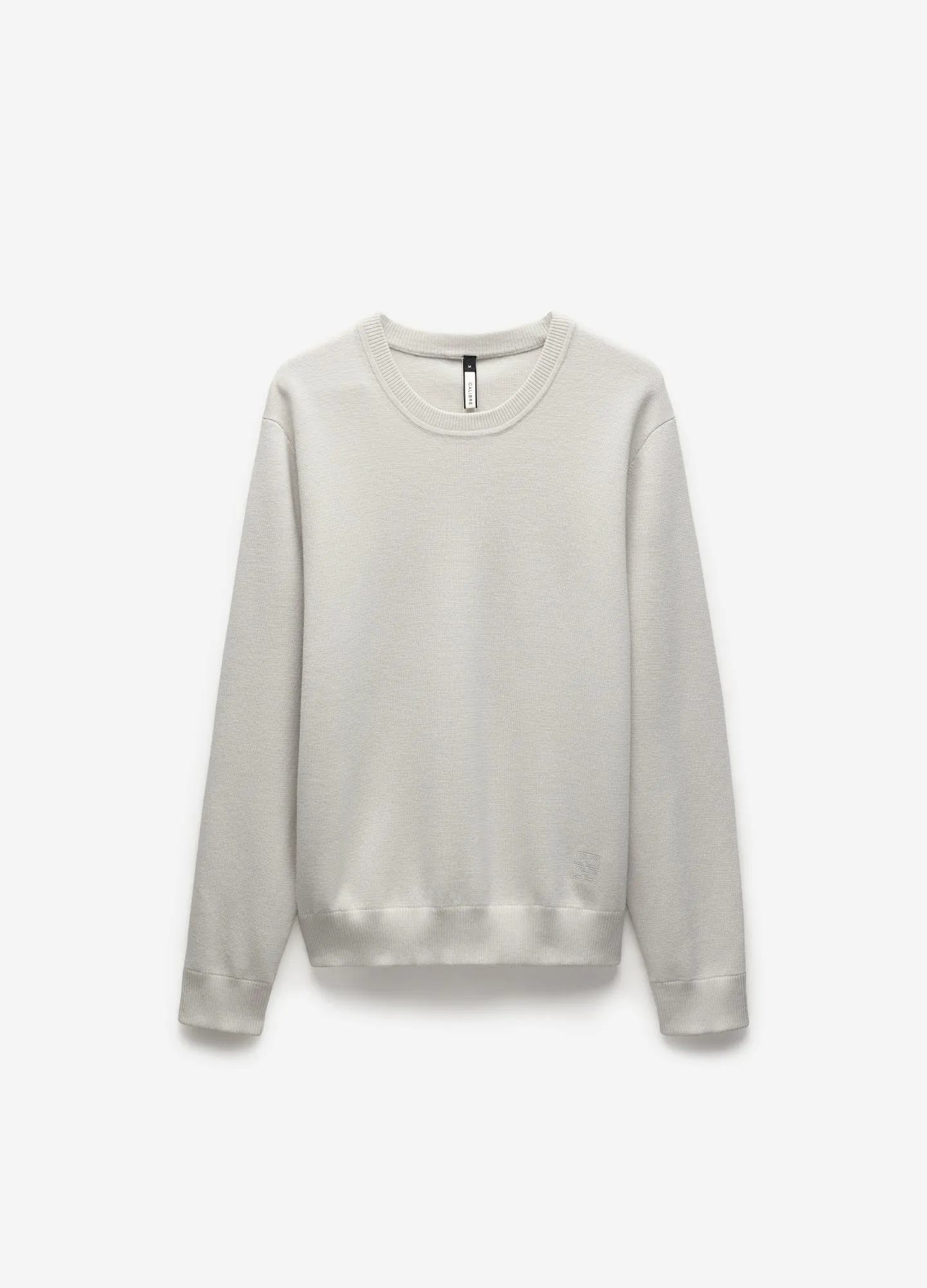 Crew Neck Merino Sweater Salt sold by Calibre