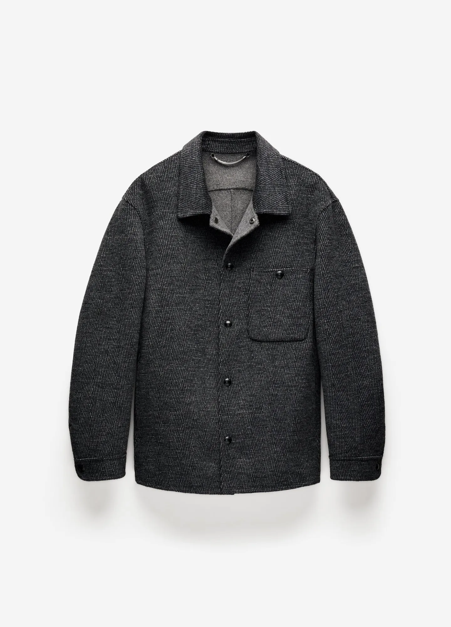 Double Face Shirt Jacket Charcoal sold by Calibre product image thumbnail 2