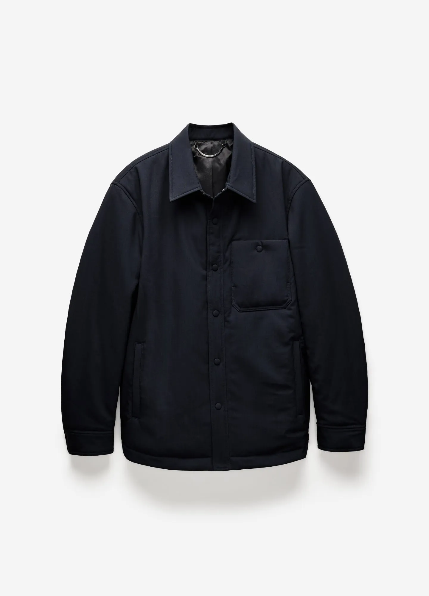Padded Wool Shirt Jacket Navy Dark sold by Calibre product image thumbnail 2
