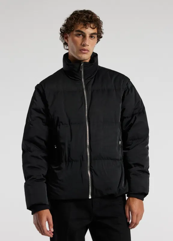 Puffer Jacket Black sold by Calibre
