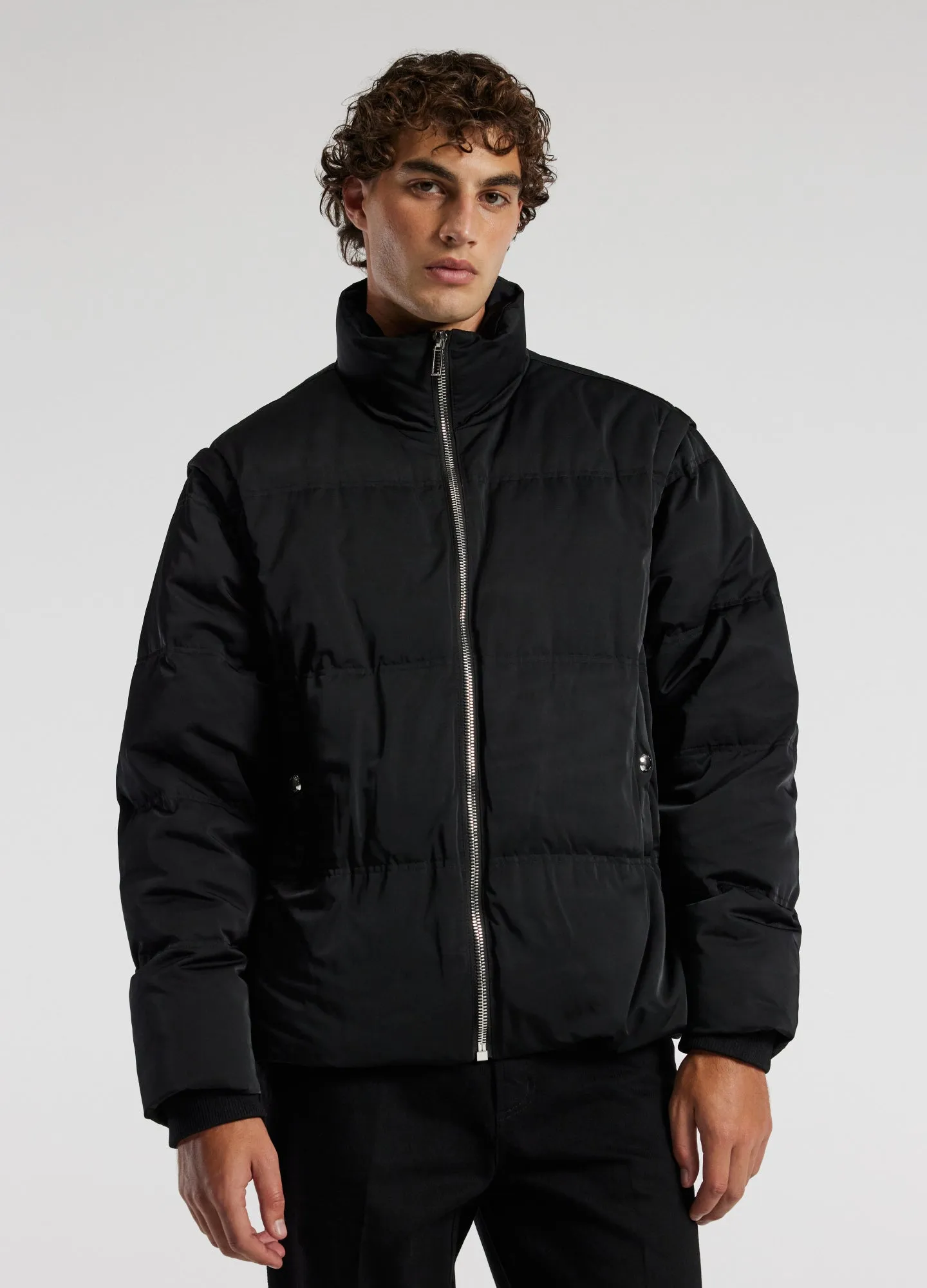 Puffer Jacket Black sold by Calibre