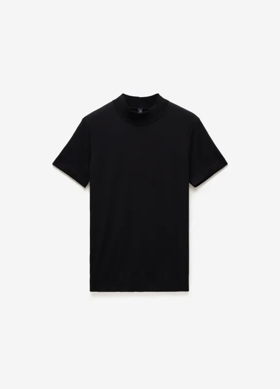 Slim Tech Knit T-shirt Black sold by Calibre