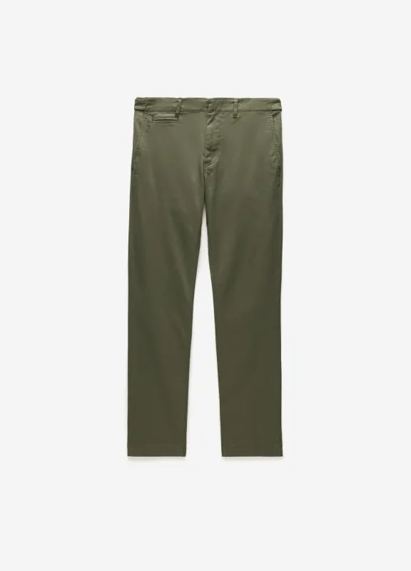 Slim Washed Chinos Khaki sold by Calibre