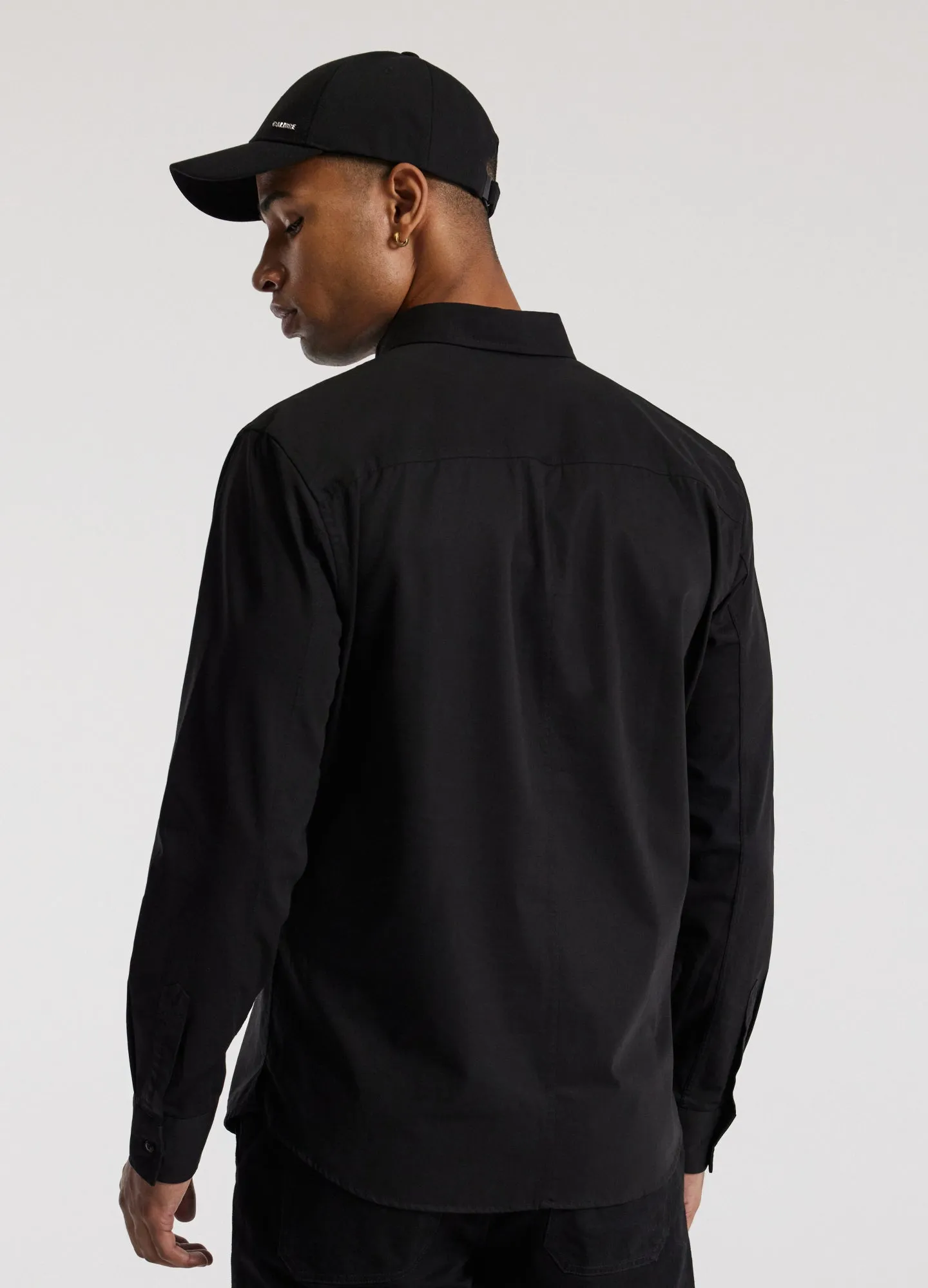 Cotton Double Pocket Shirt Black sold by Calibre product image thumbnail 5