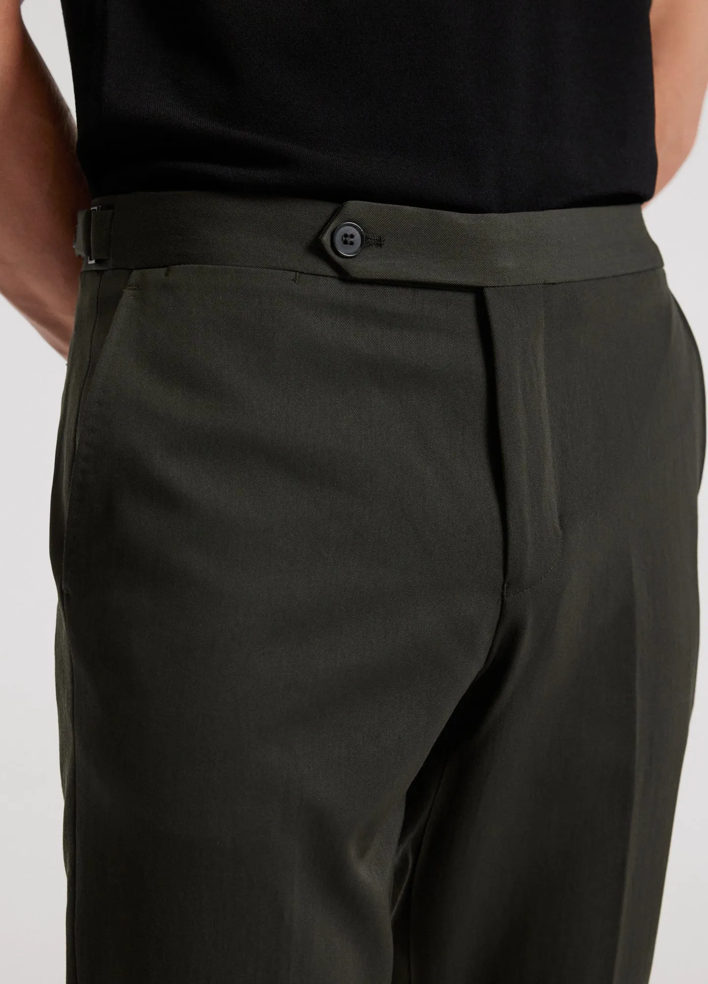 Tech Wool Dress Pants Dark Green sold by Calibre product image thumbnail 4