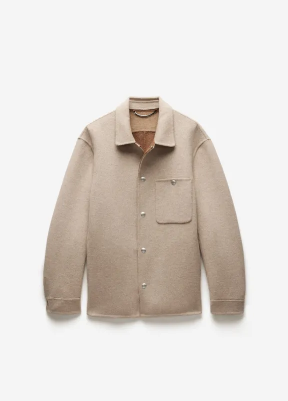 Double Face Shirt Jacket Oatmeal sold by Calibre