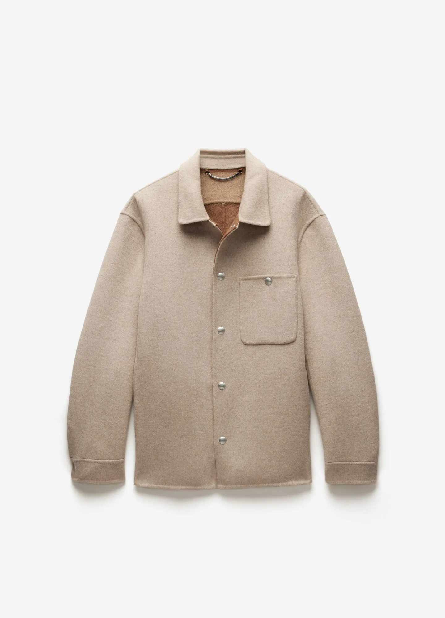 Double Face Shirt Jacket Oatmeal sold by Calibre