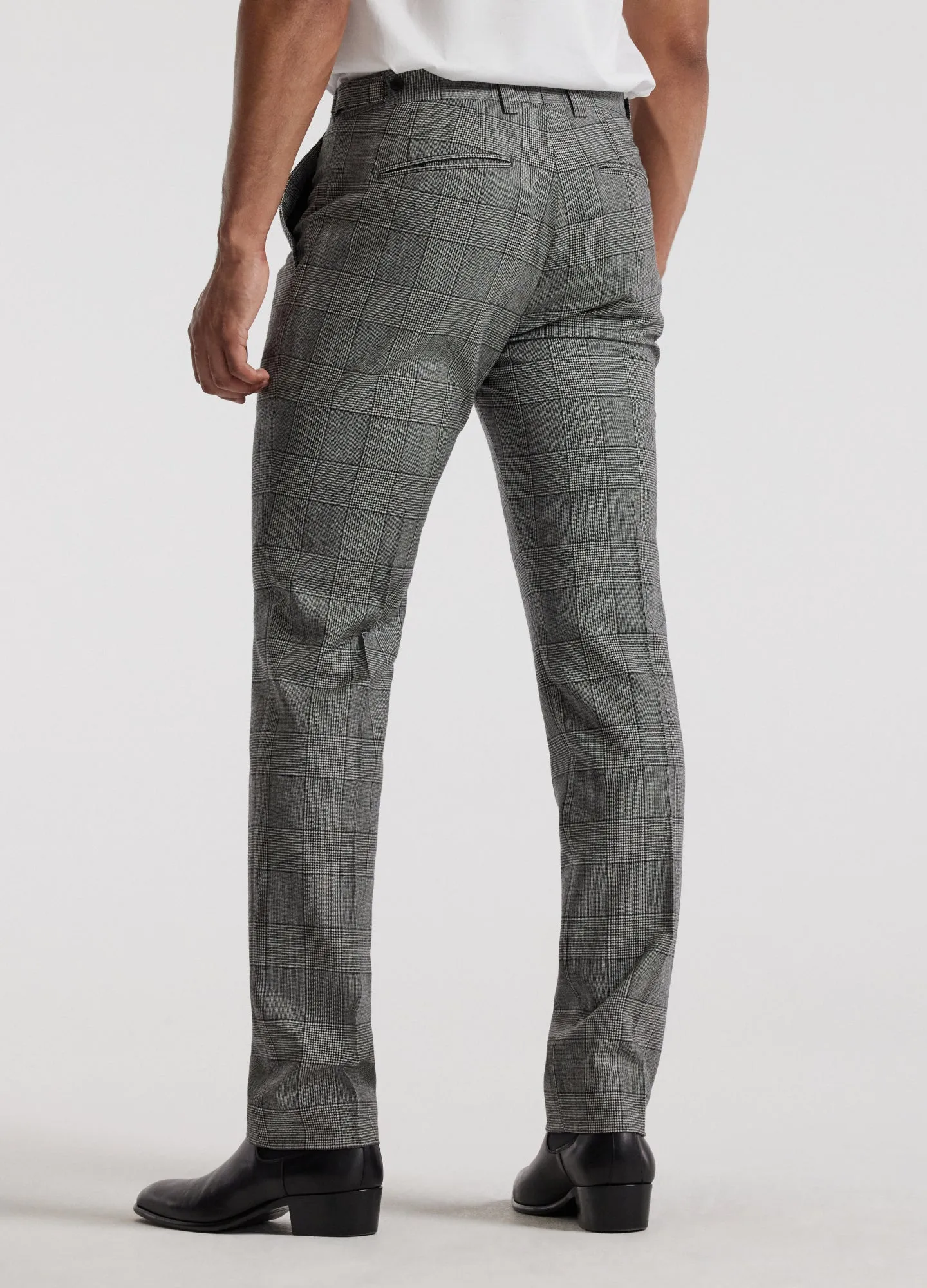Glen Check Suit Pants Grey sold by Calibre product image thumbnail 5