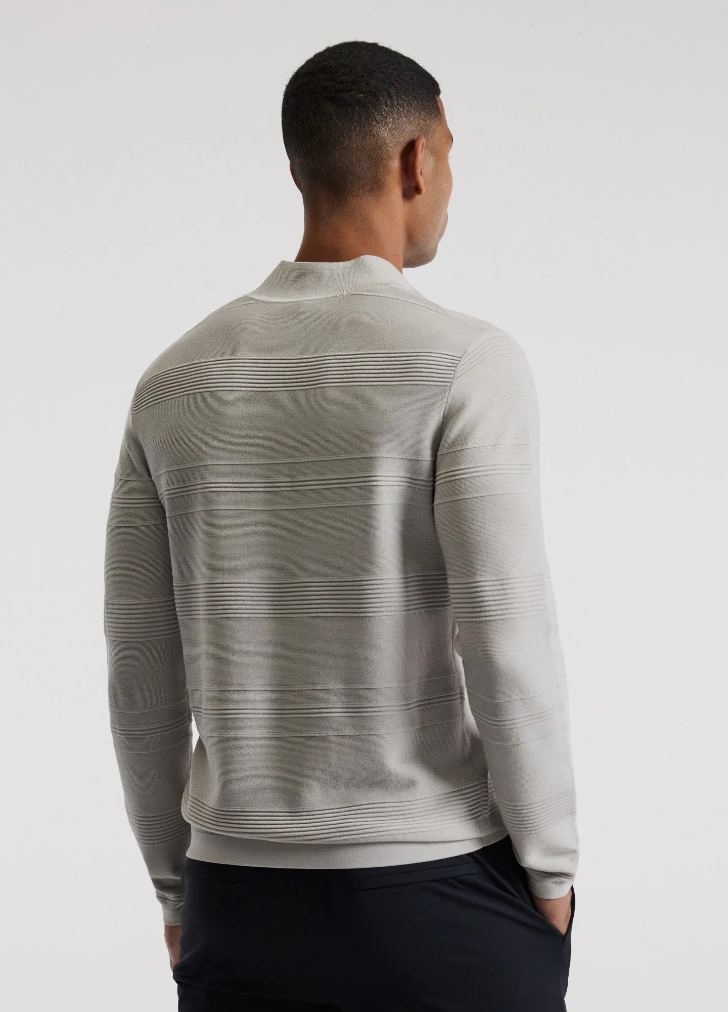 Quarter Zip Sweater Silver sold by Calibre product image thumbnail 5