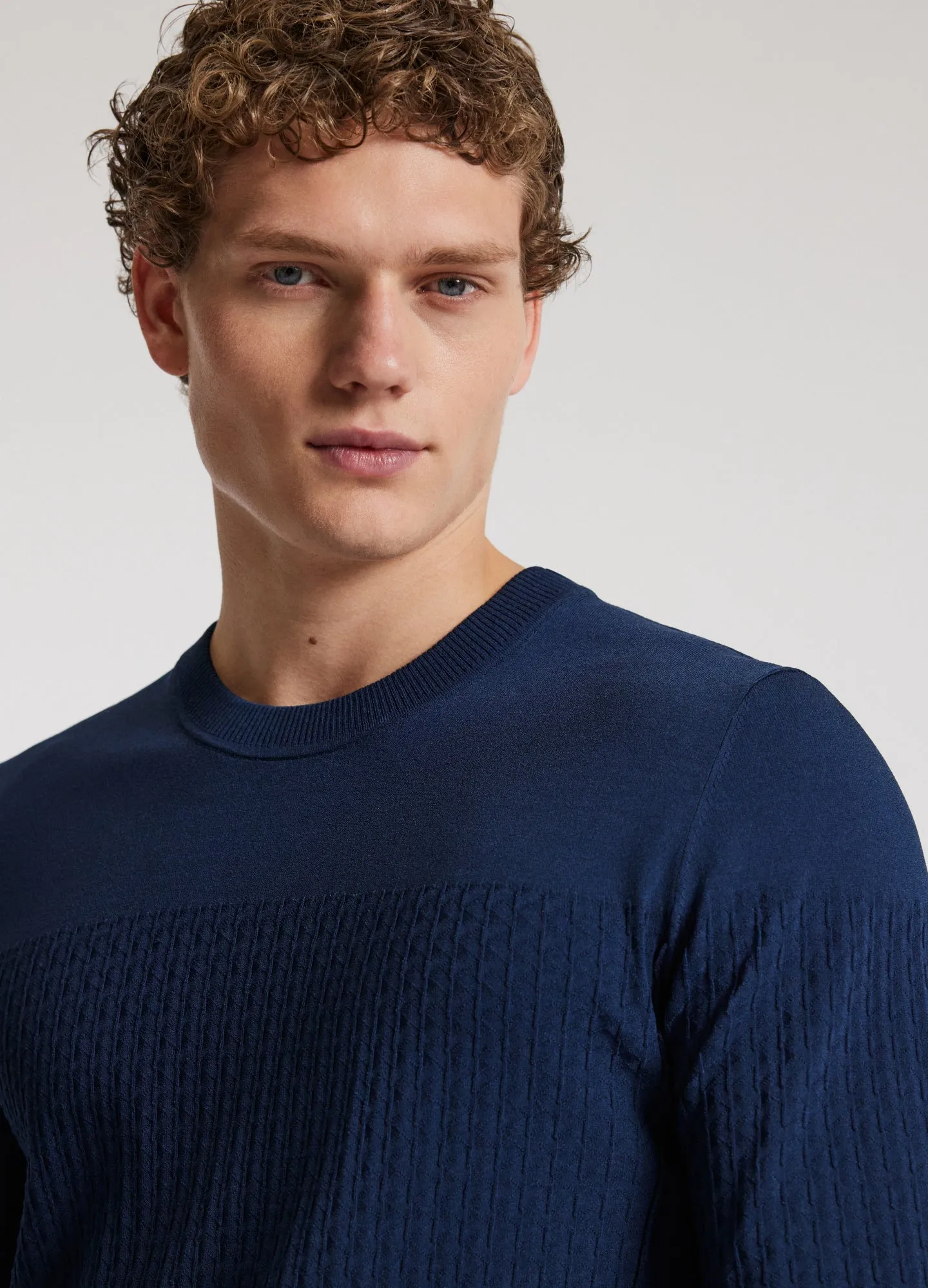 High Tech Crew Sweater Delft Blue sold by Calibre product image thumbnail 4