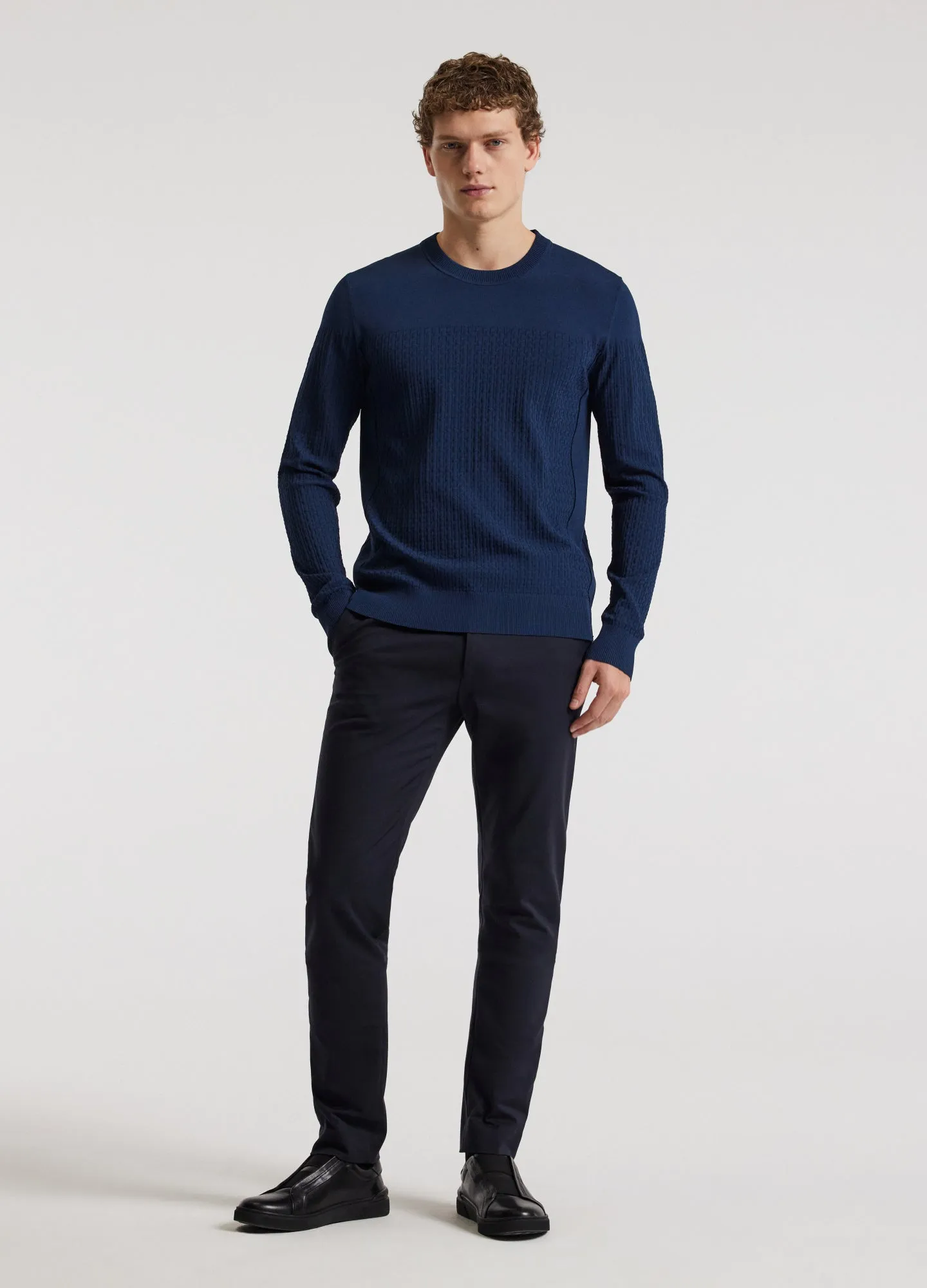 High Tech Crew Sweater Delft Blue sold by Calibre product image thumbnail 2