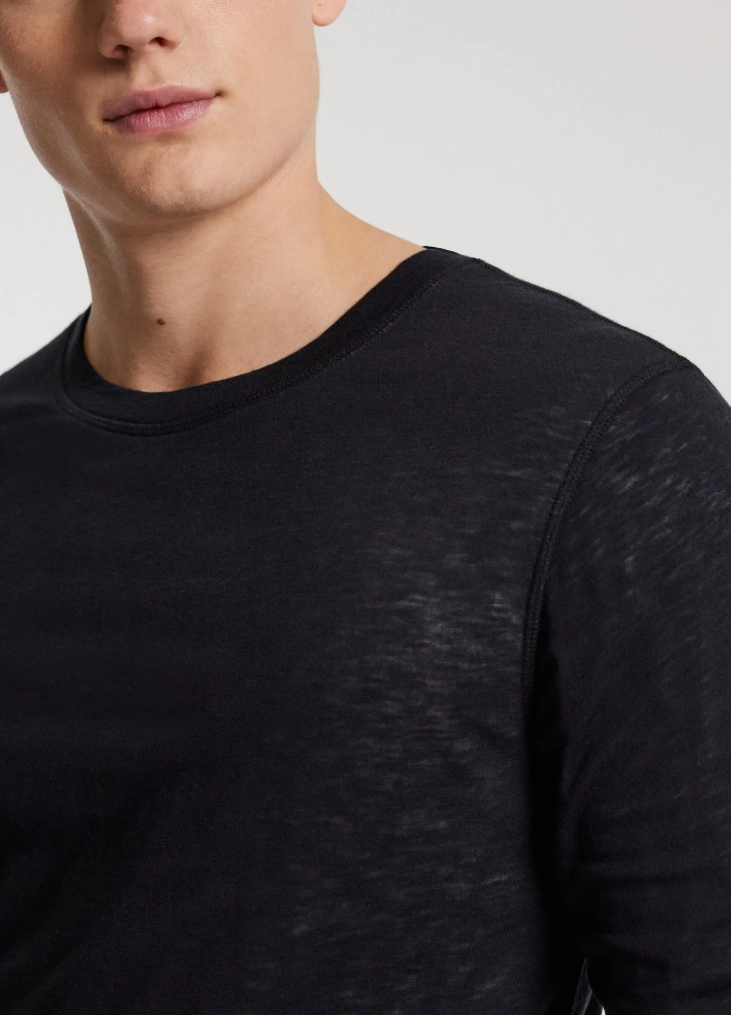 Long Sleeve Double Layer T-shirt Ink sold by Calibre product image thumbnail 4