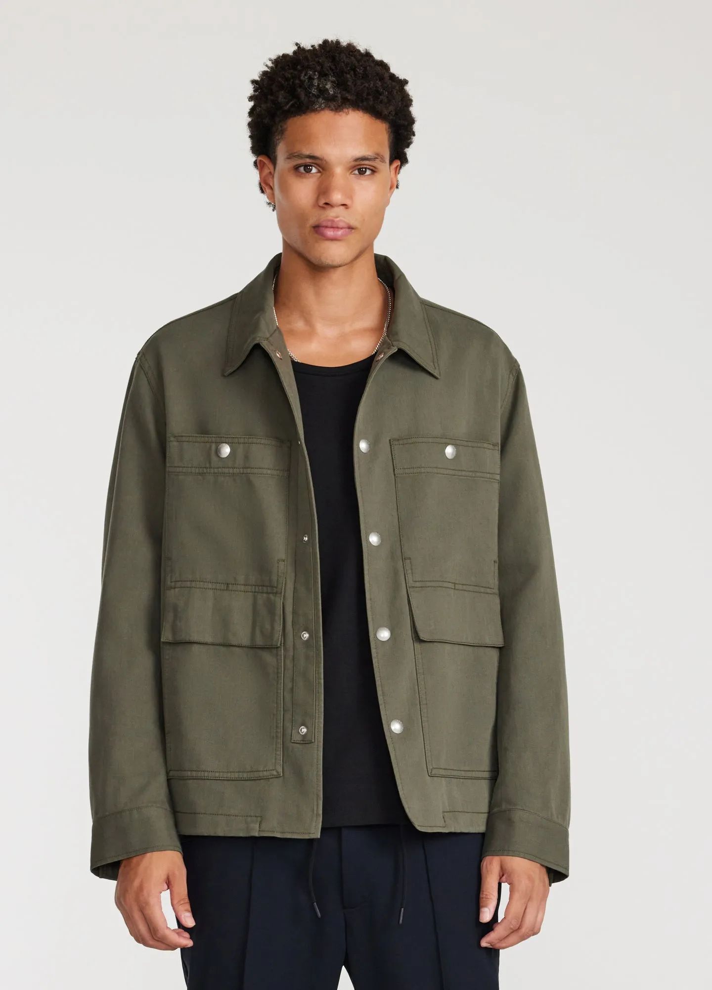 Utility Jacket Light Khaki sold by Calibre product image thumbnail 3