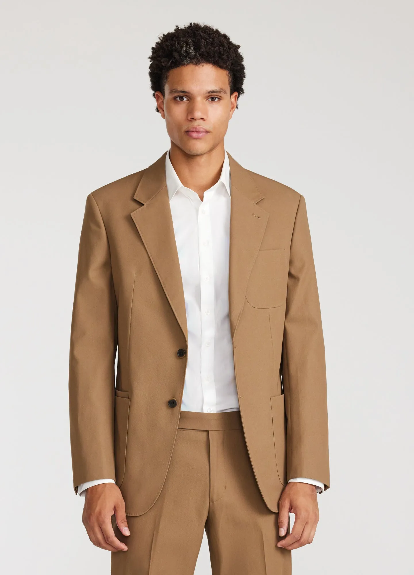 Cotton Twill Blazer Oak sold by Calibre