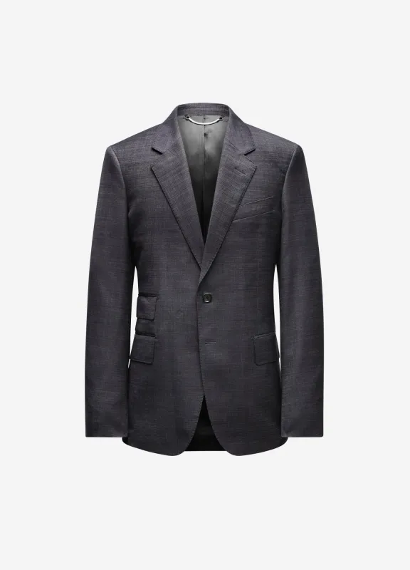 Refined Thatch Suit Jacket Granite sold by Calibre