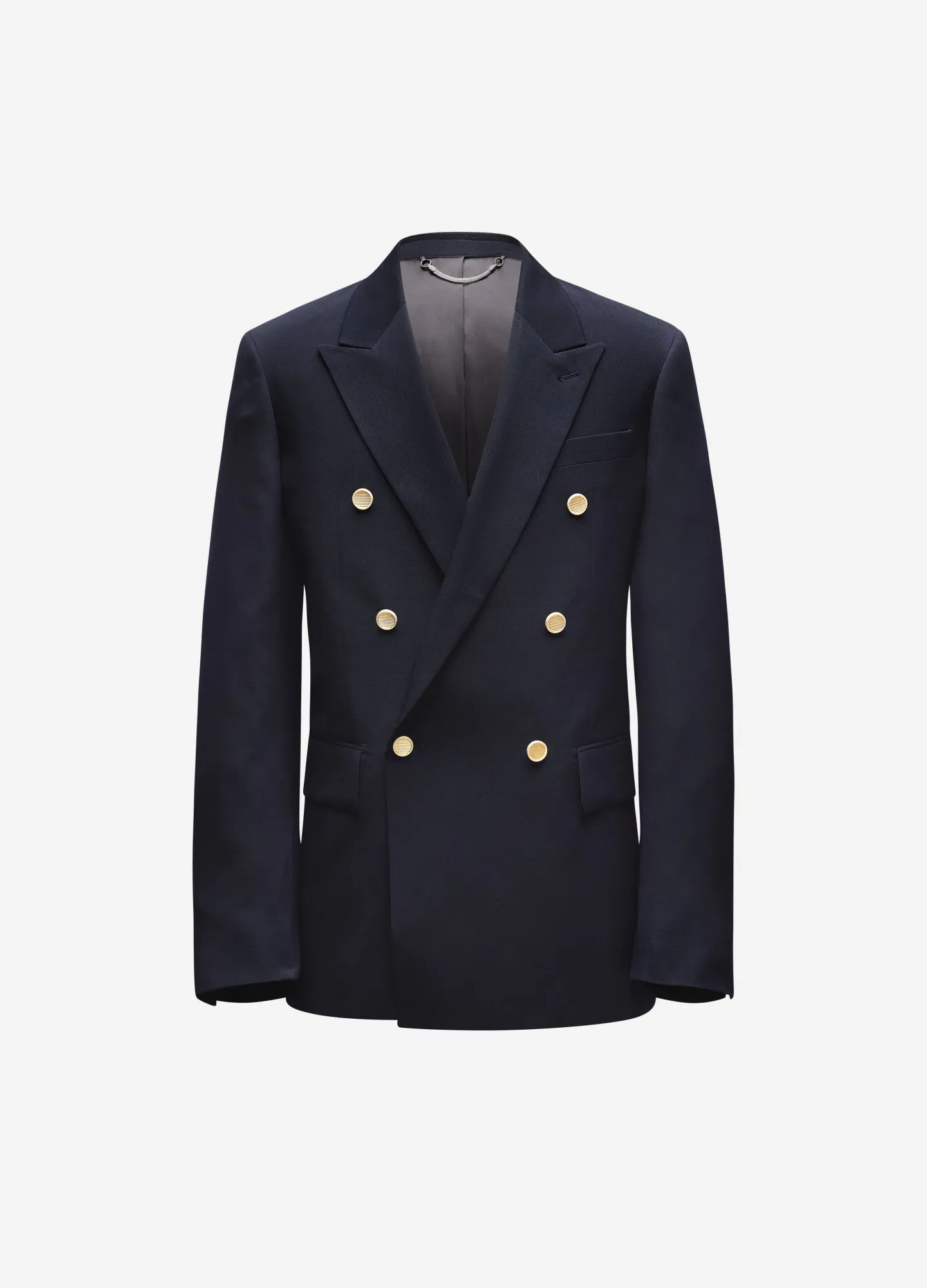 Wool Double Breasted Blazer Navy Dark sold by Calibre product image thumbnail 2