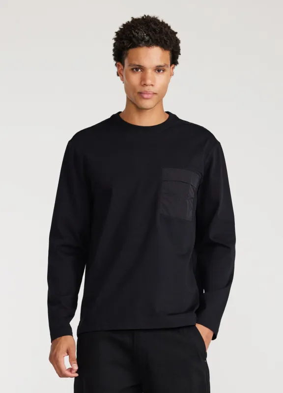 Long Sleeve Utility T-shirt Black sold by Calibre