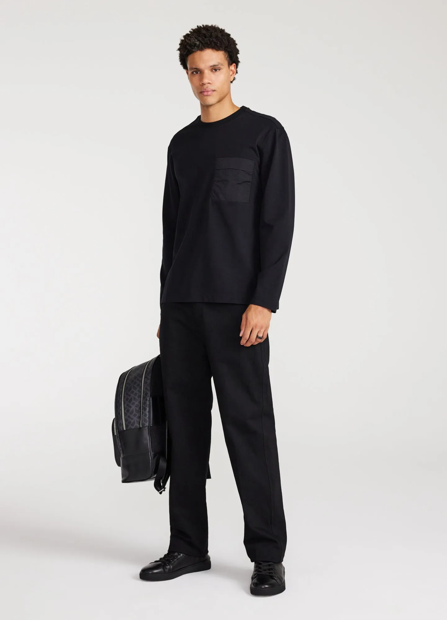 Long Sleeve Utility T-shirt Black sold by Calibre product image thumbnail 3