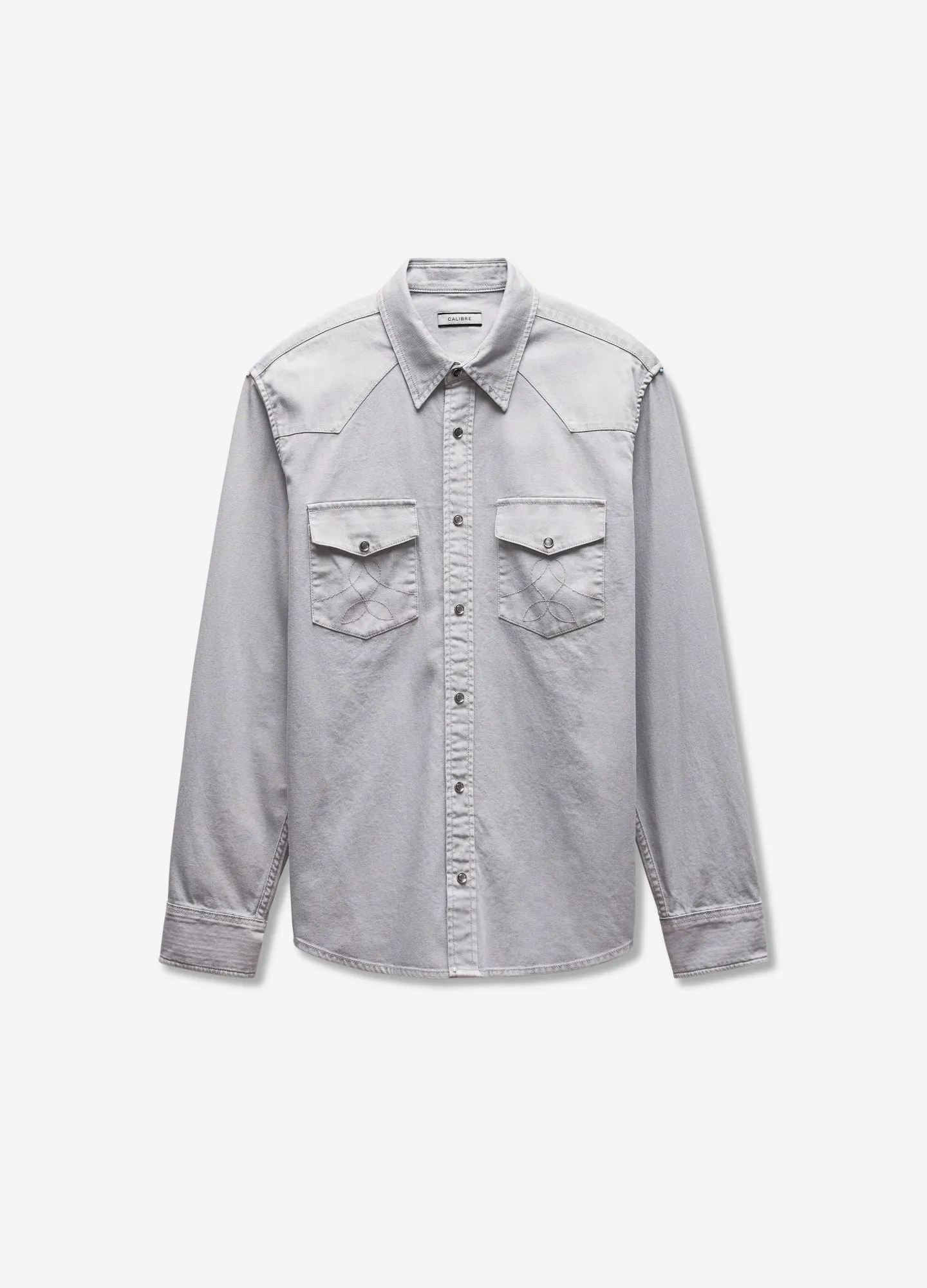 Overdyed Western Shirt Ash sold by Calibre