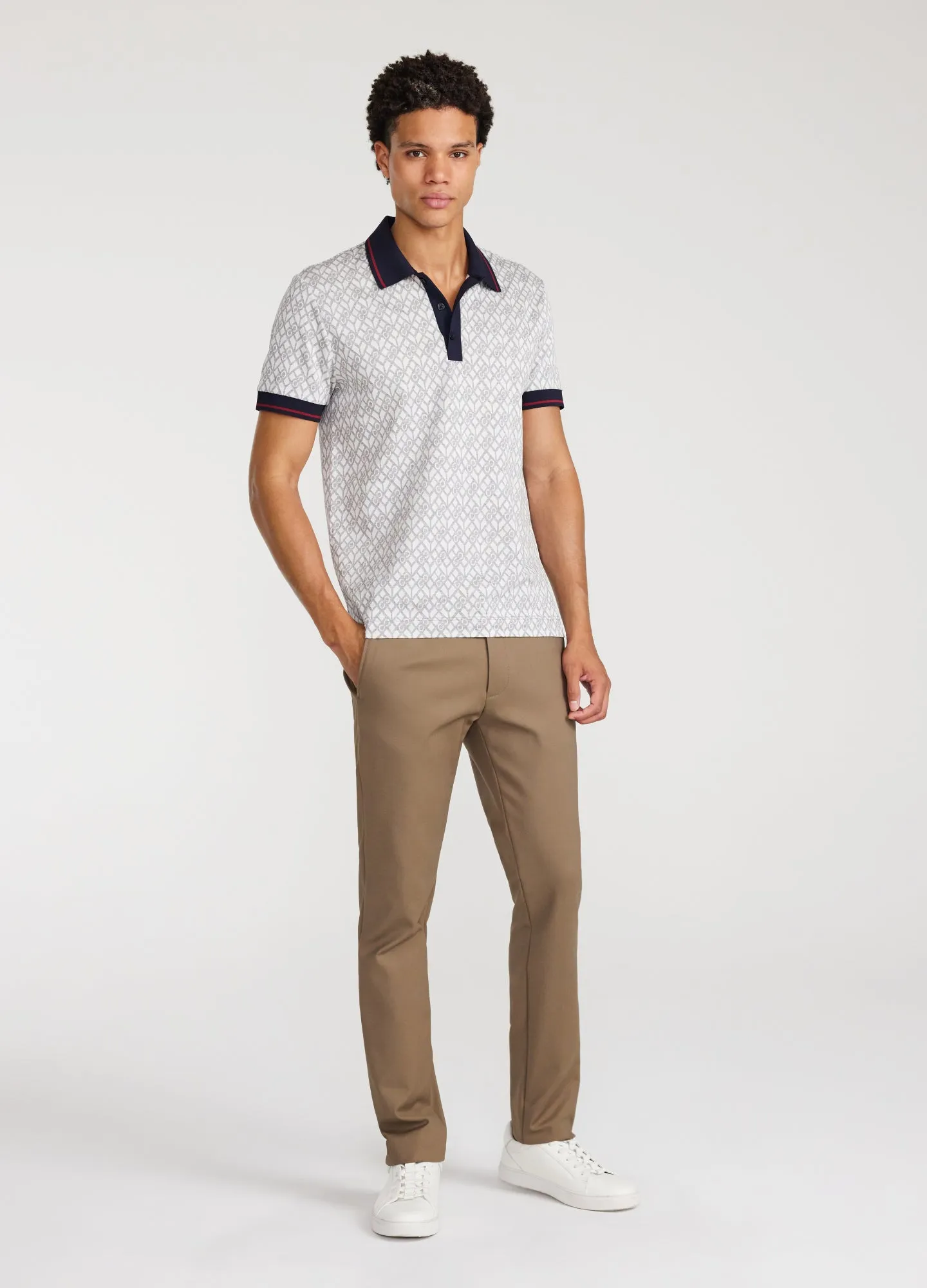 Tech Cotton Stretch Slim Pants Latte sold by Calibre product image thumbnail 2