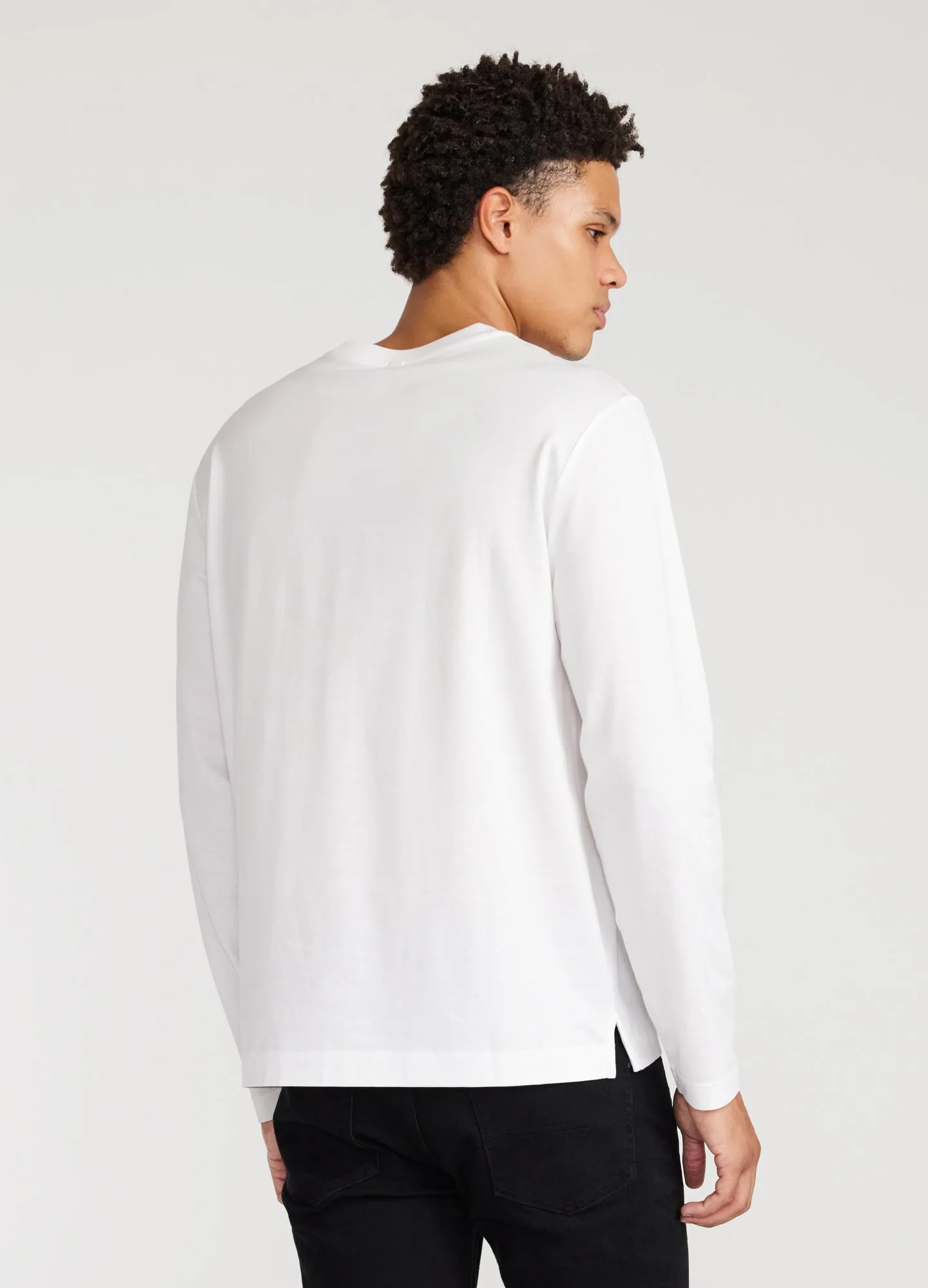 Long Sleeve Jersey Crew White sold by Calibre product image thumbnail 5