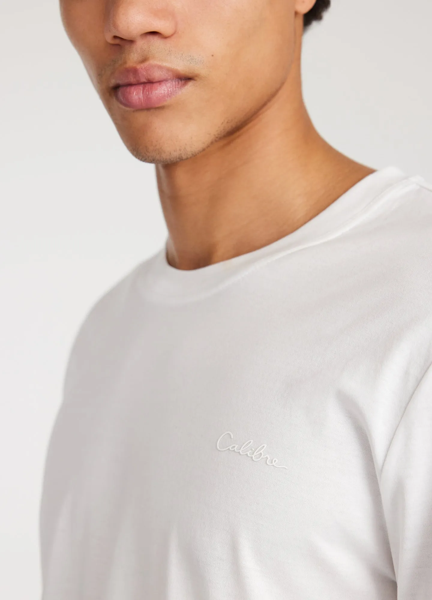 Long Sleeve Jersey Crew White sold by Calibre product image thumbnail 4