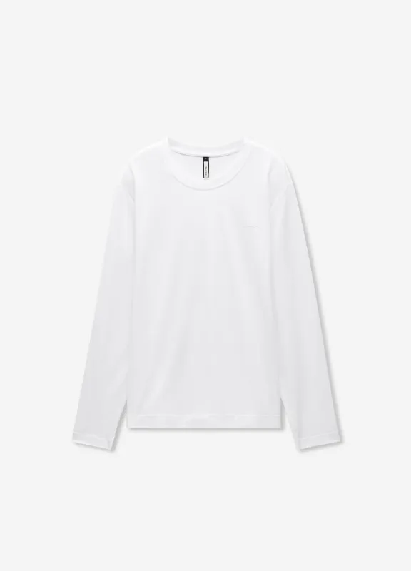 Long Sleeve Jersey Crew White sold by Calibre