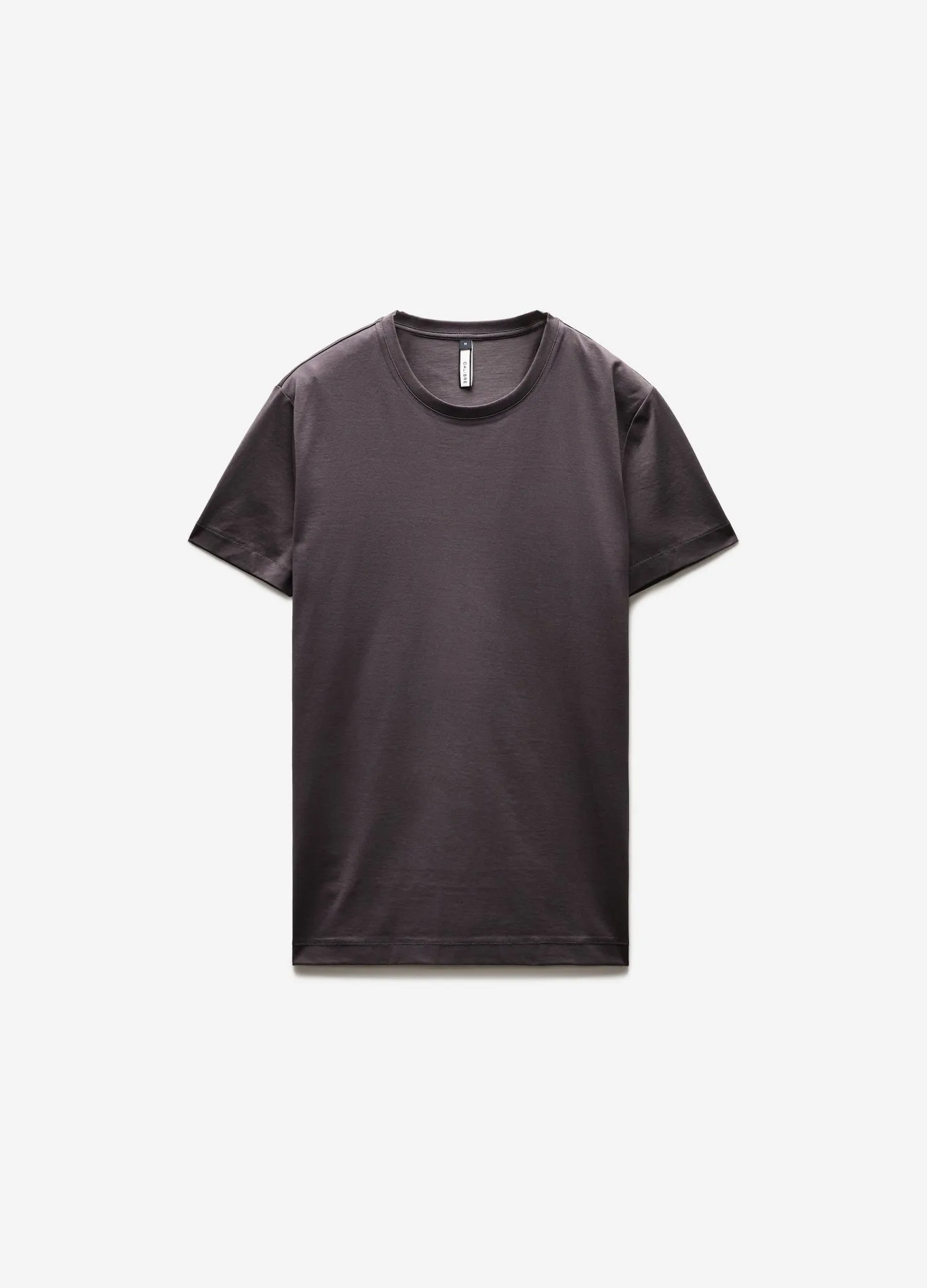 Mercerised Crew T-shirt Steel Grey sold by Calibre
