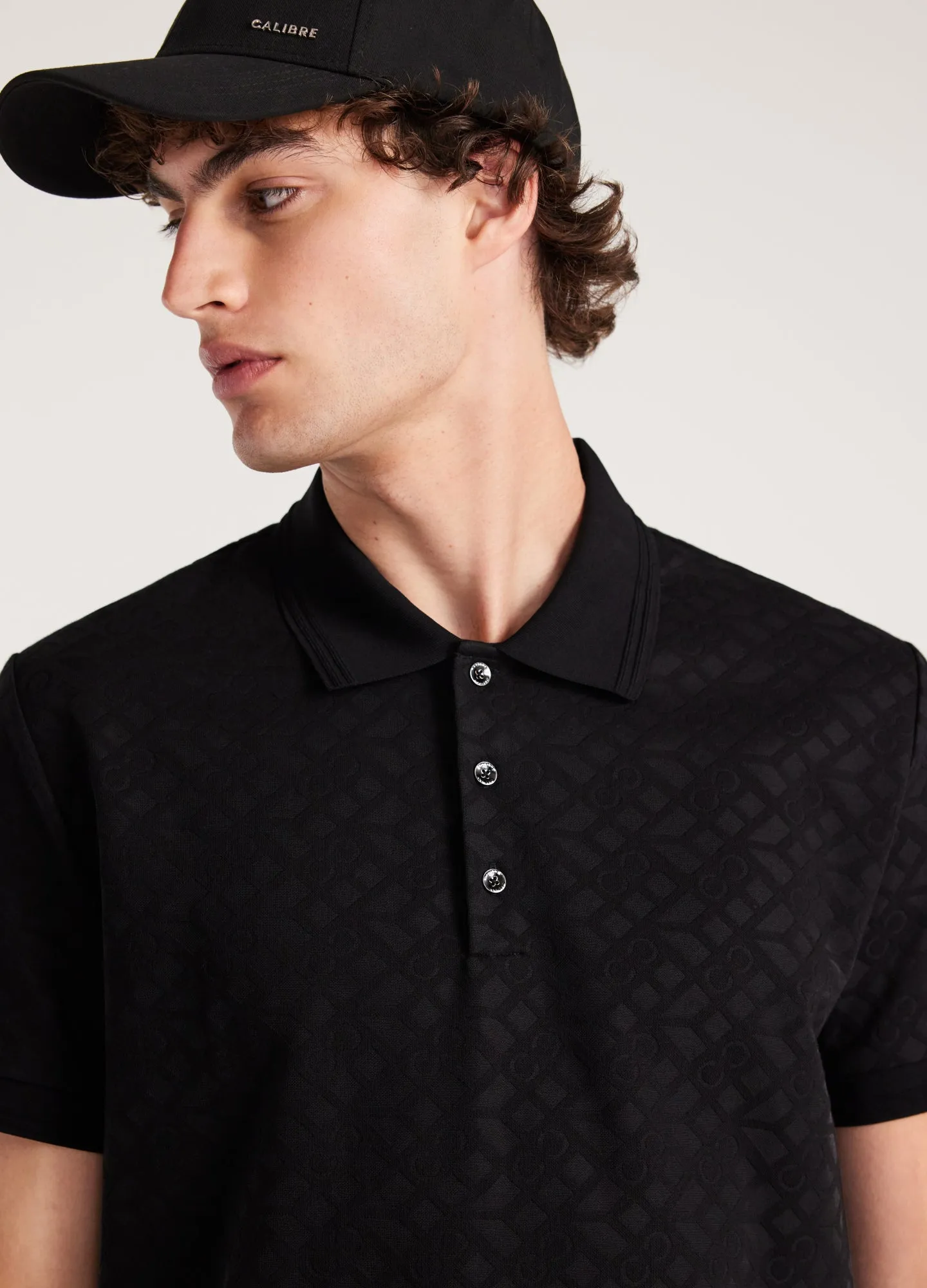 Solid Monogram Polo Black sold by Calibre product image thumbnail 4