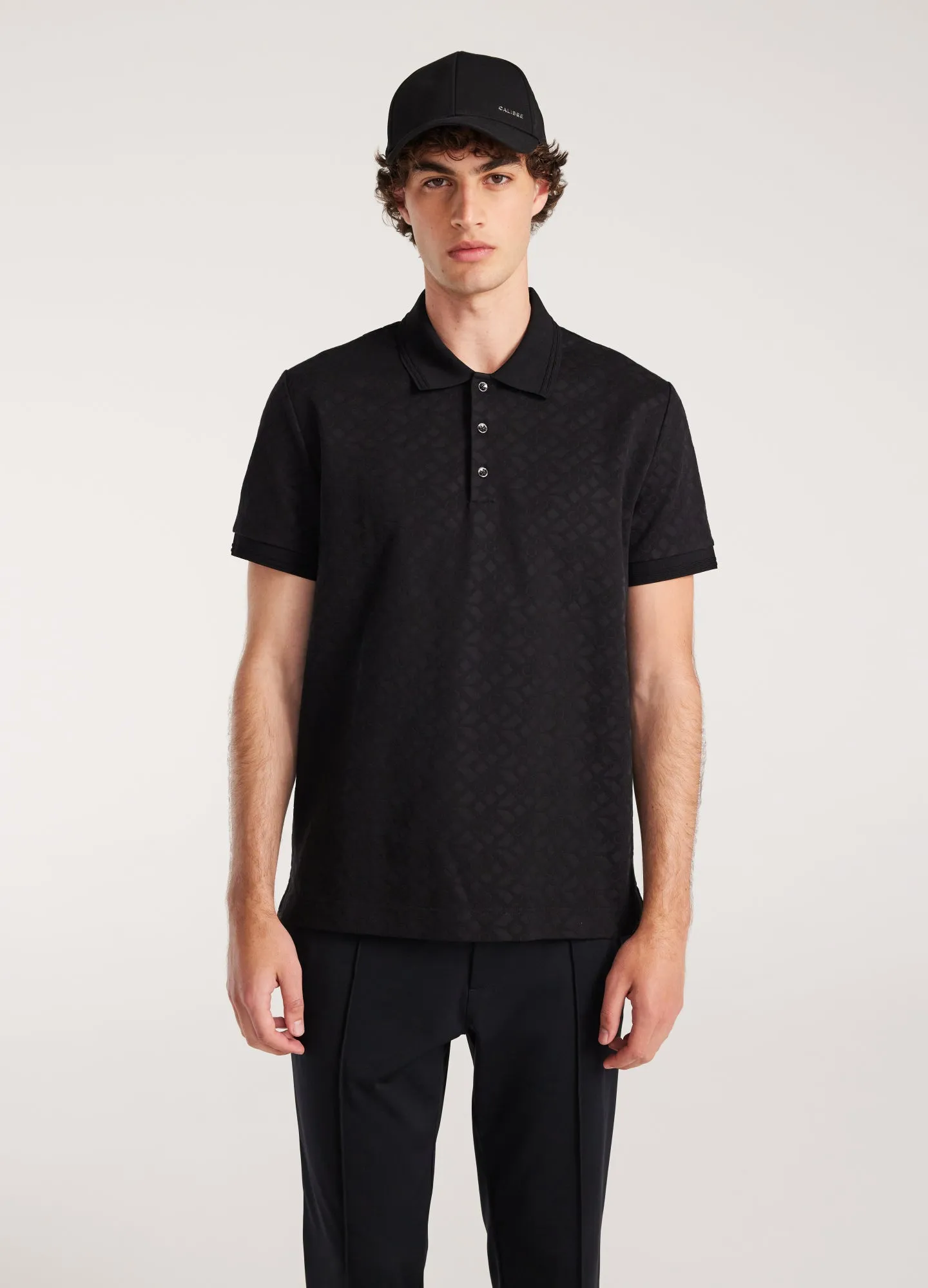 Solid Monogram Polo Black sold by Calibre product image thumbnail 3