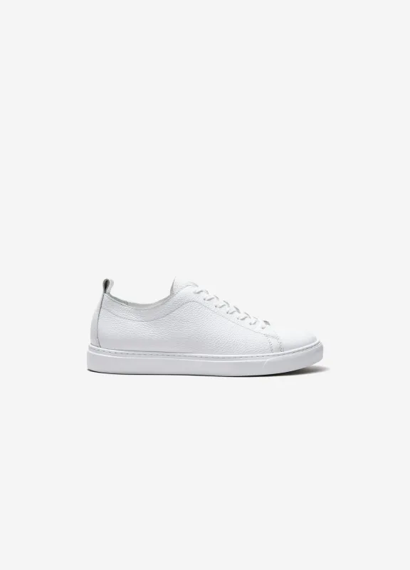 Clean Textured Sneaker White sold by Calibre