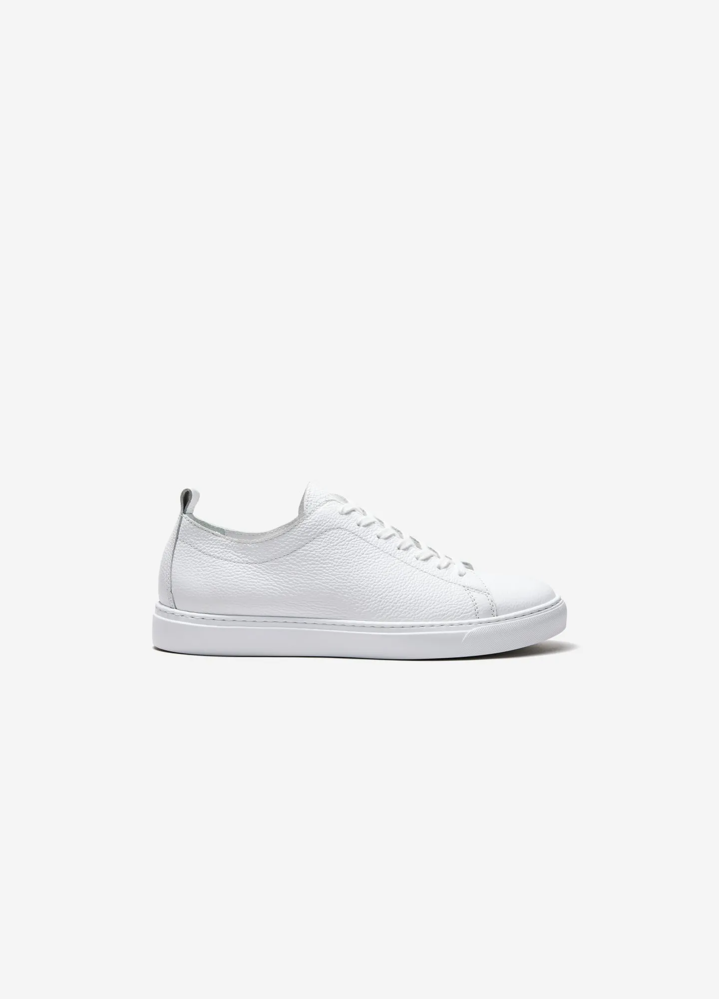 Clean Textured Sneaker White sold by Calibre