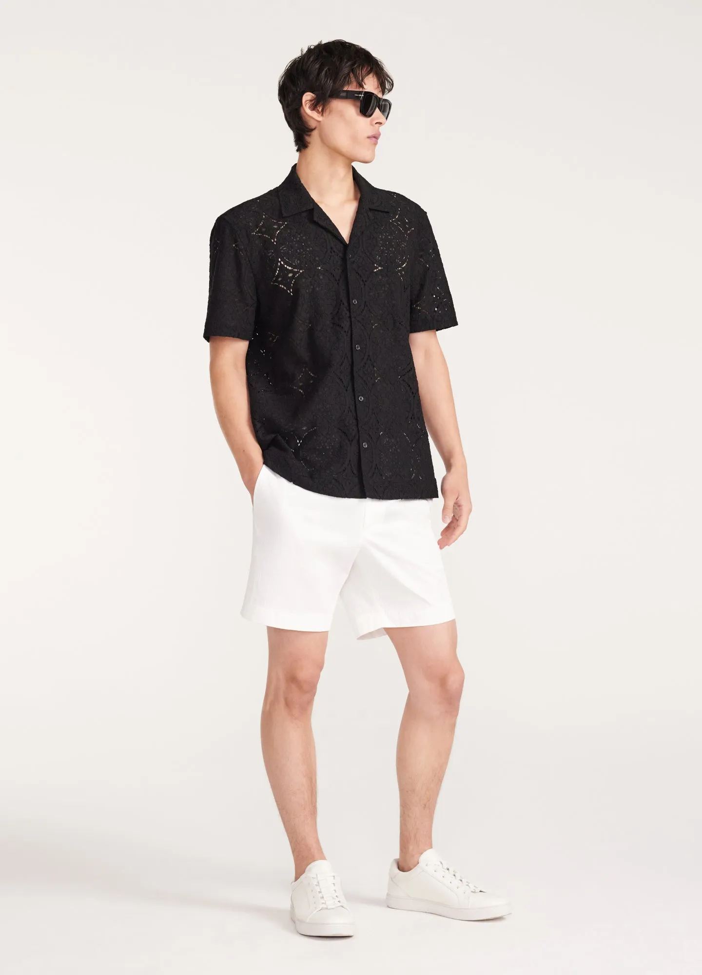 Tech Cotton Shorts White sold by Calibre product image thumbnail 2