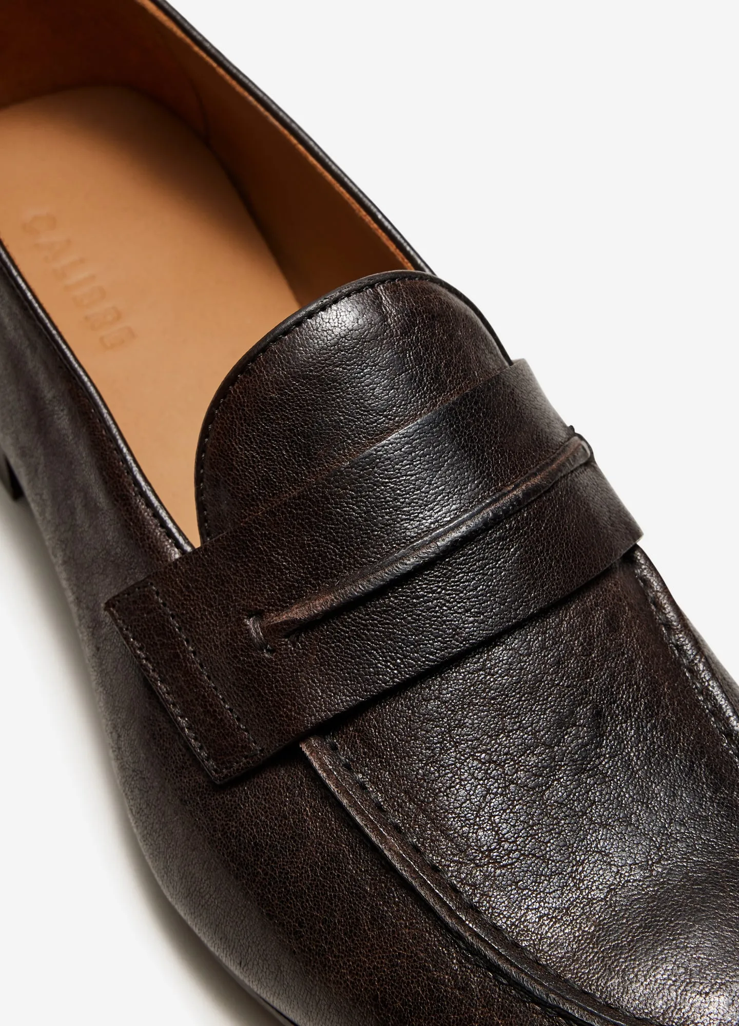 Vintage Leather Loafer Chocolate sold by Calibre product image thumbnail 4