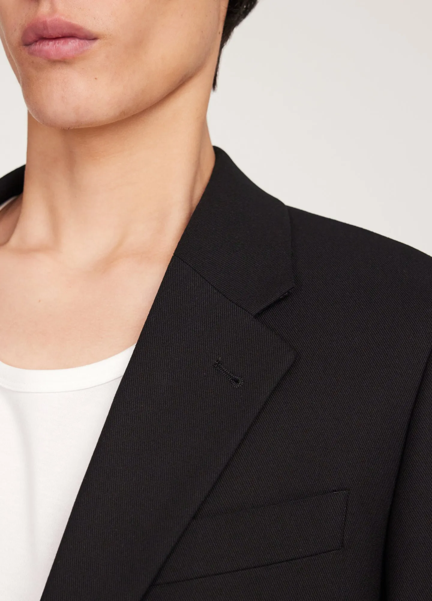 Relaxed Cotton Blazer Black sold by Calibre product image thumbnail 4