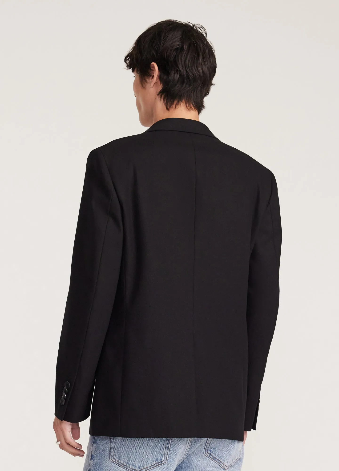 Relaxed Cotton Blazer Black sold by Calibre product image thumbnail 5