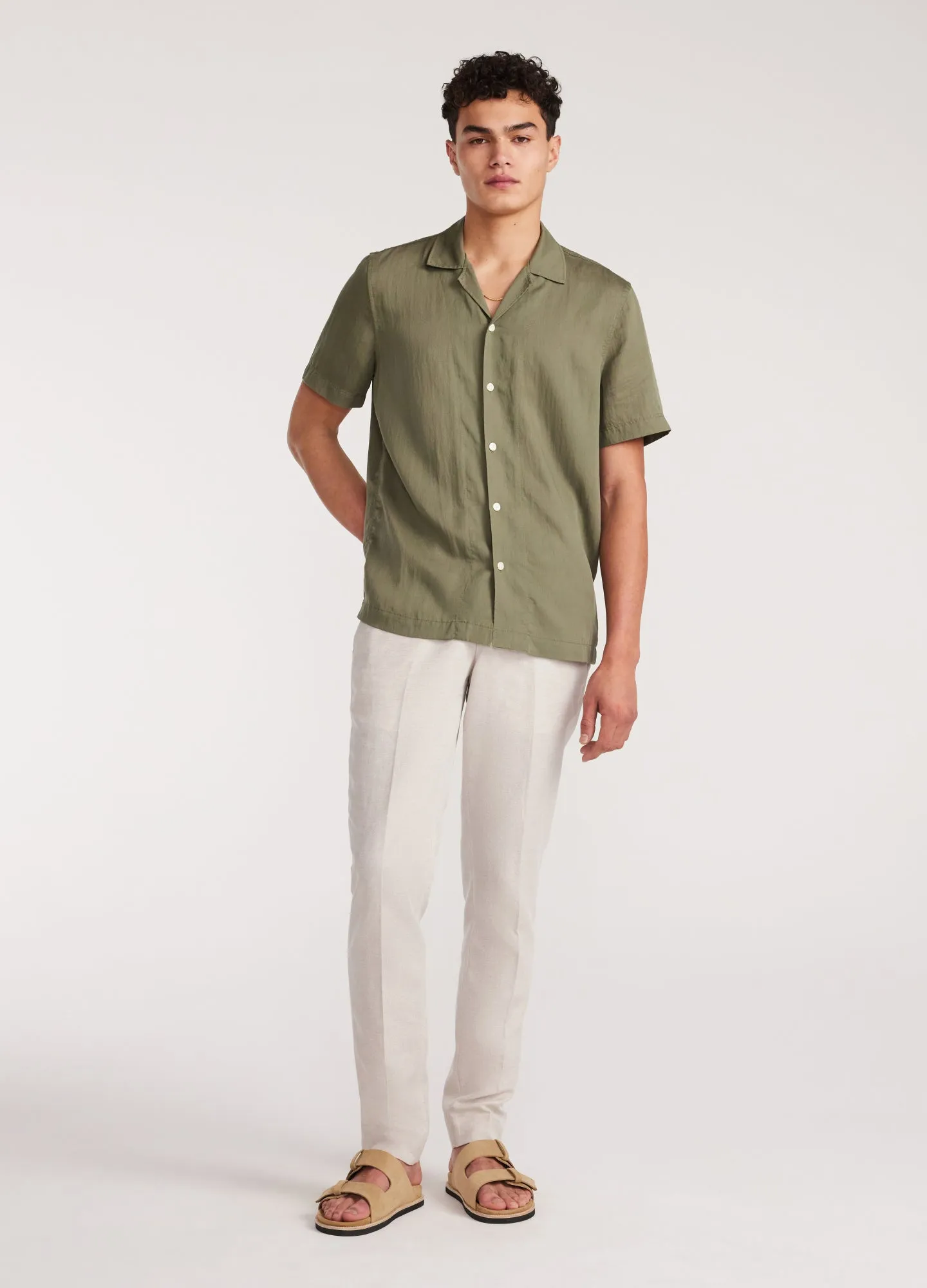Soft Twill Shirt Sage sold by Calibre product image thumbnail 2