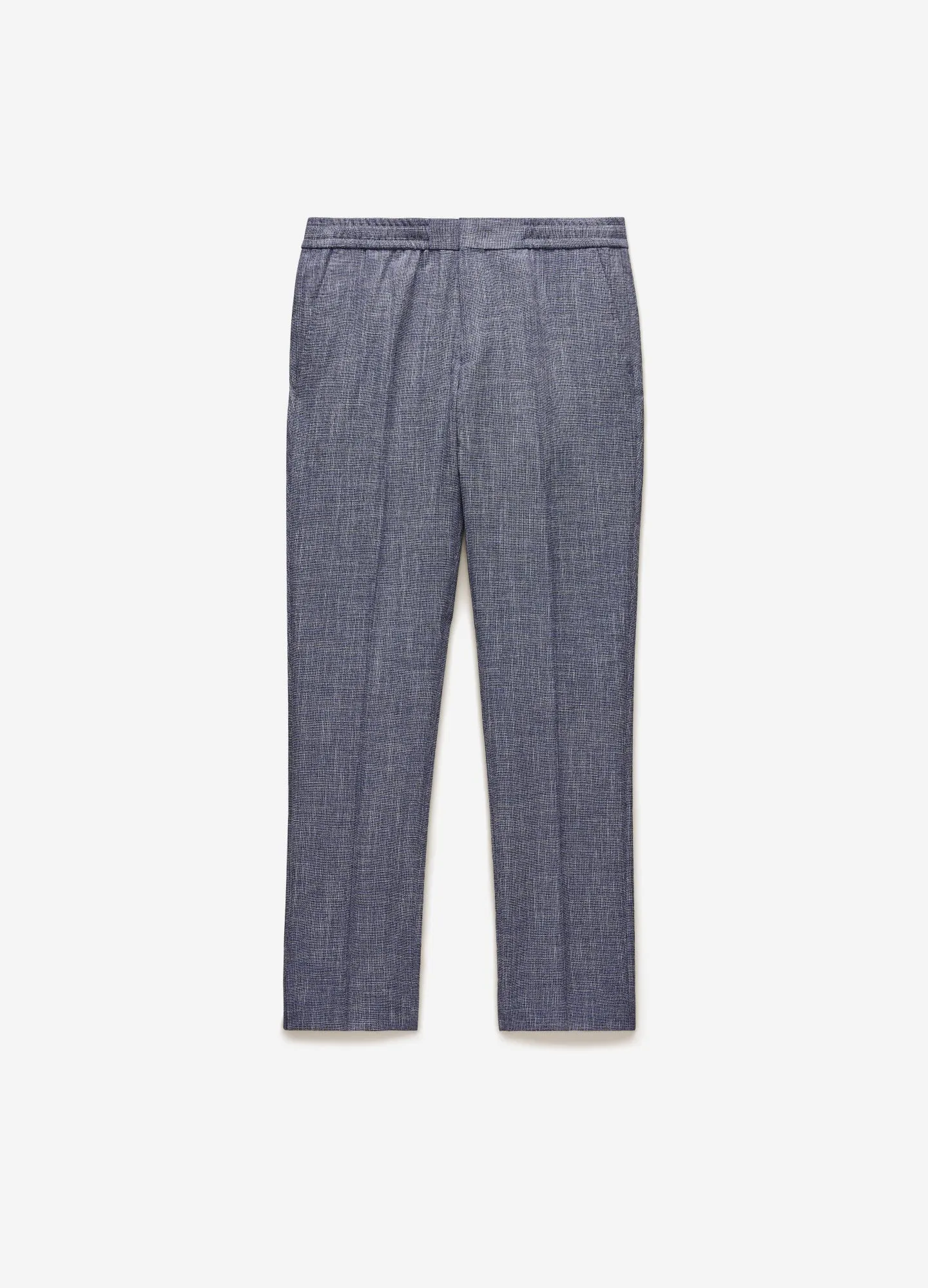 Crossweave Suit Pants Blue sold by Calibre