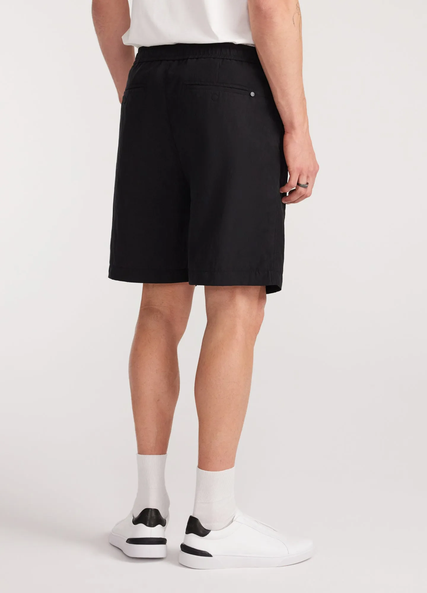Relaxed Drawstring Shorts Black sold by Calibre product image thumbnail 5