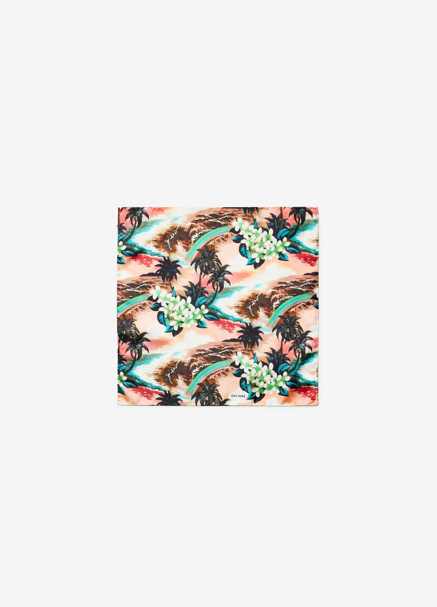 Hawaiian Tropic Pocket Square Pink Combo sold by Calibre