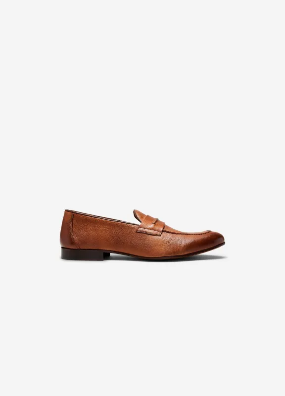Vintage Leather Loafer Tan sold by Calibre