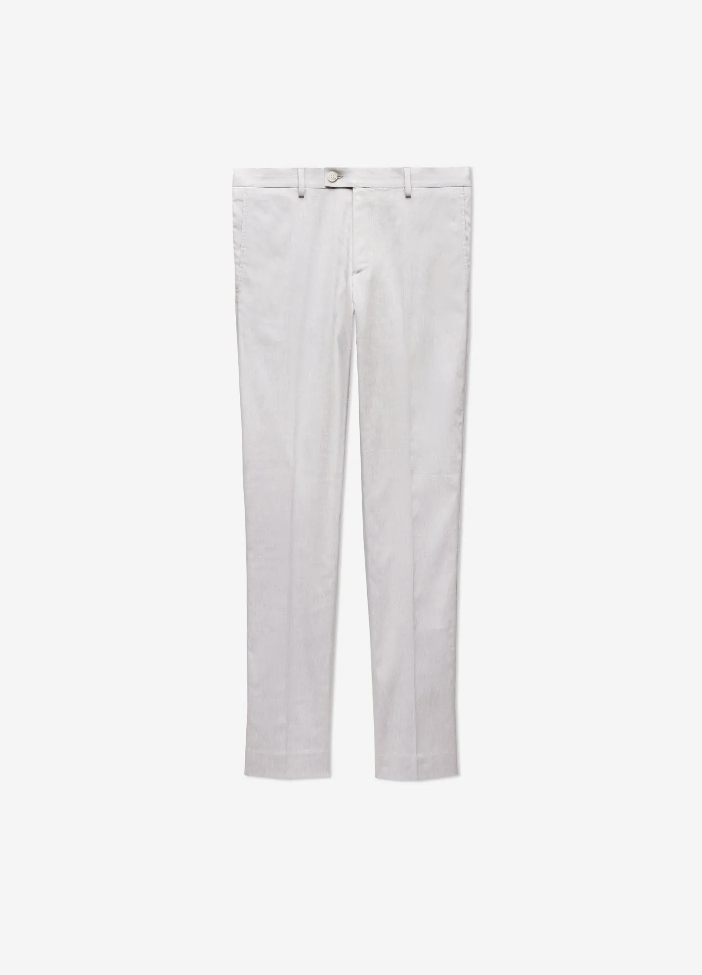 Stretch Linen Cotton Pants Silver sold by Calibre