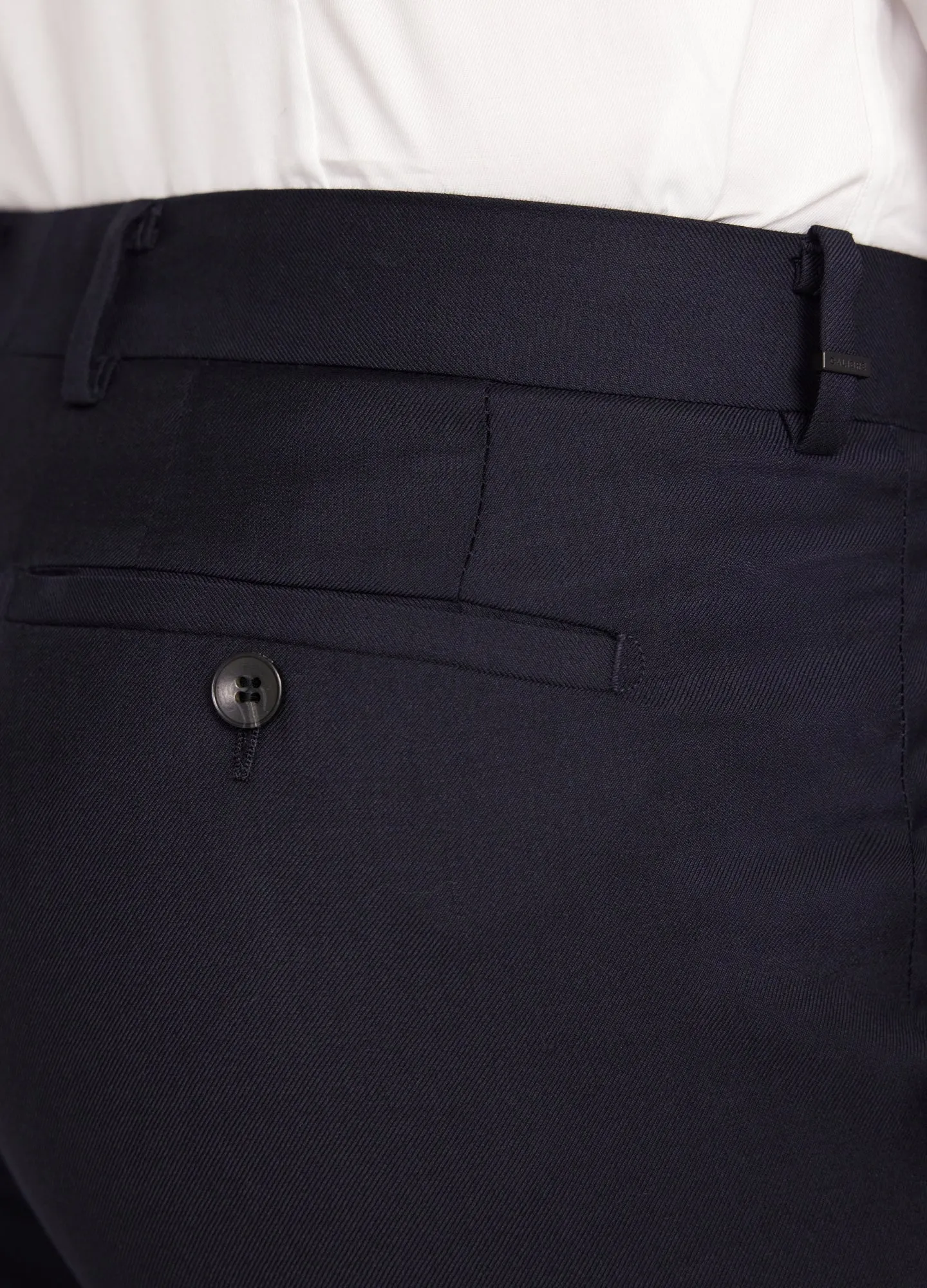 Extra Slim Wool Twill Pants Navy Dark sold by Calibre product image thumbnail 4