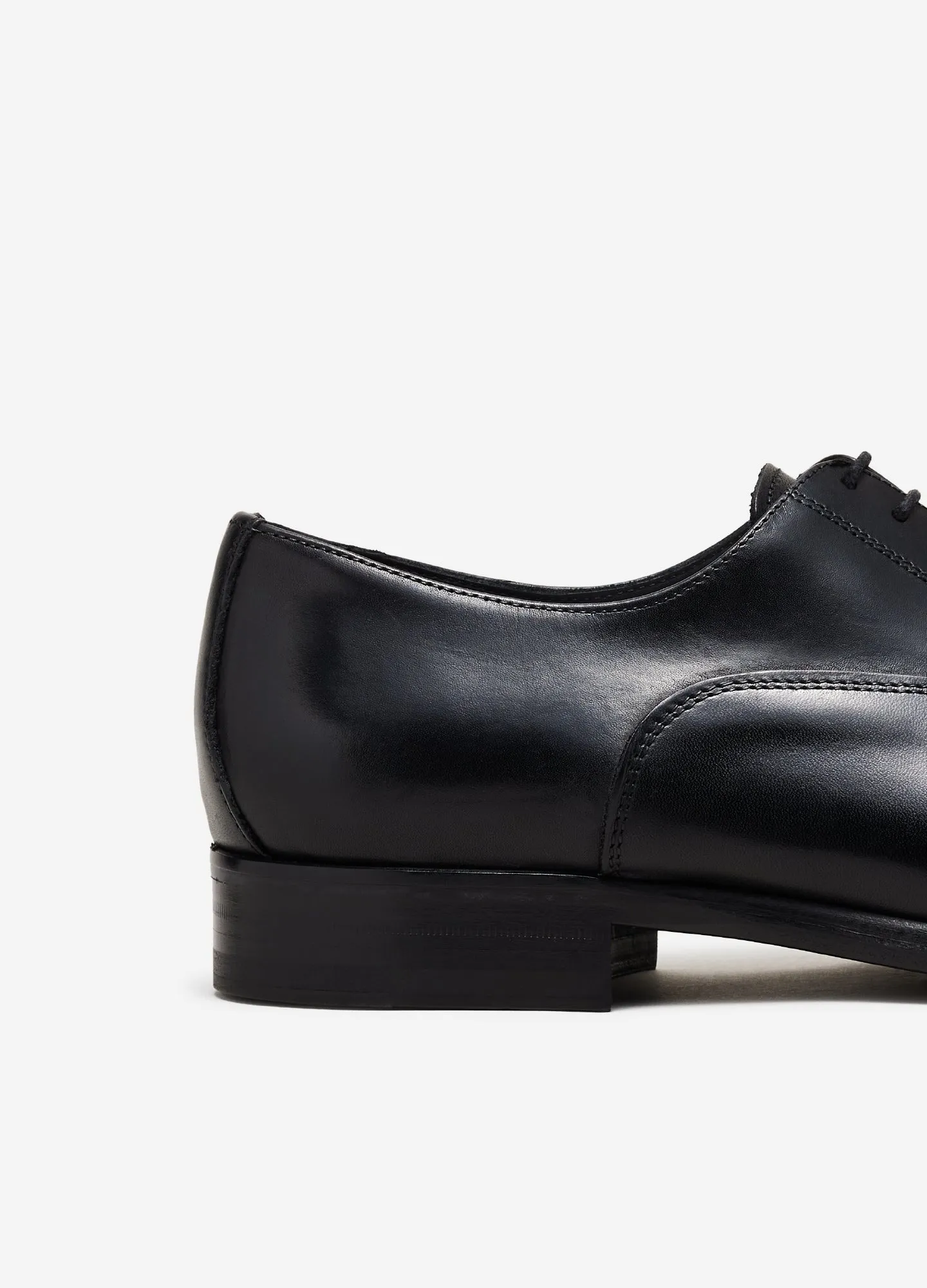 Toe Cap Oxford Shoe Black sold by Calibre product image thumbnail 3