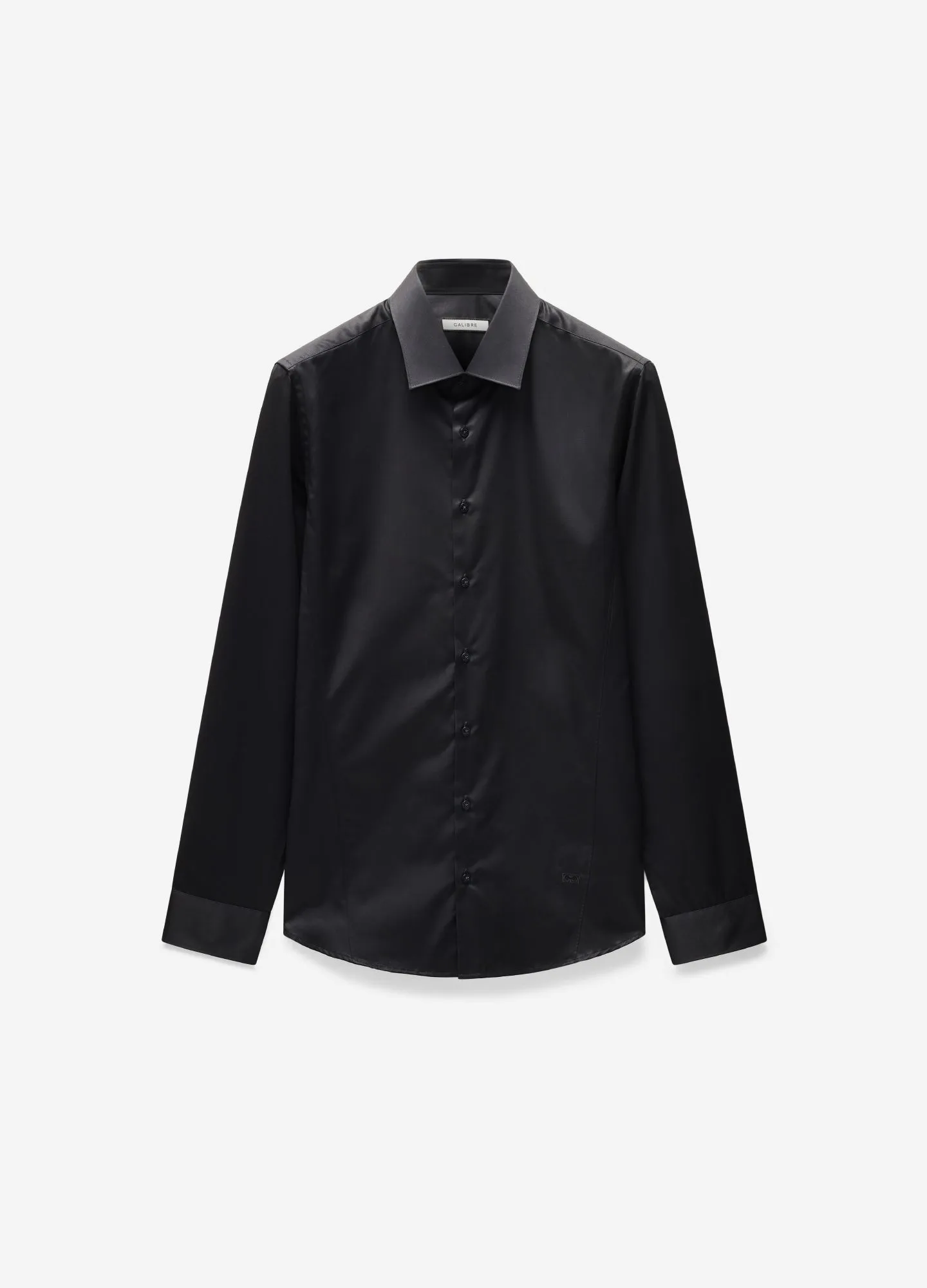 Refined Twill Shirt Black sold by Calibre