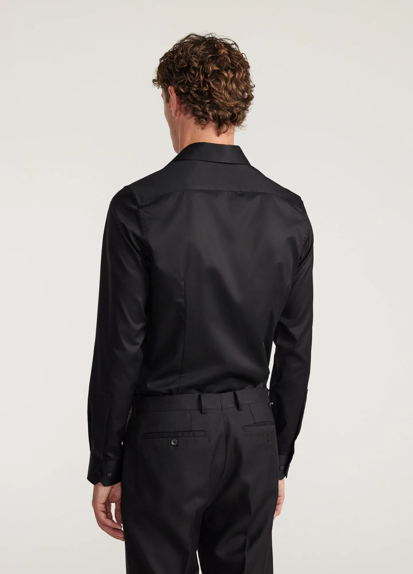 Refined Twill Shirt Black sold by Calibre product image thumbnail 5