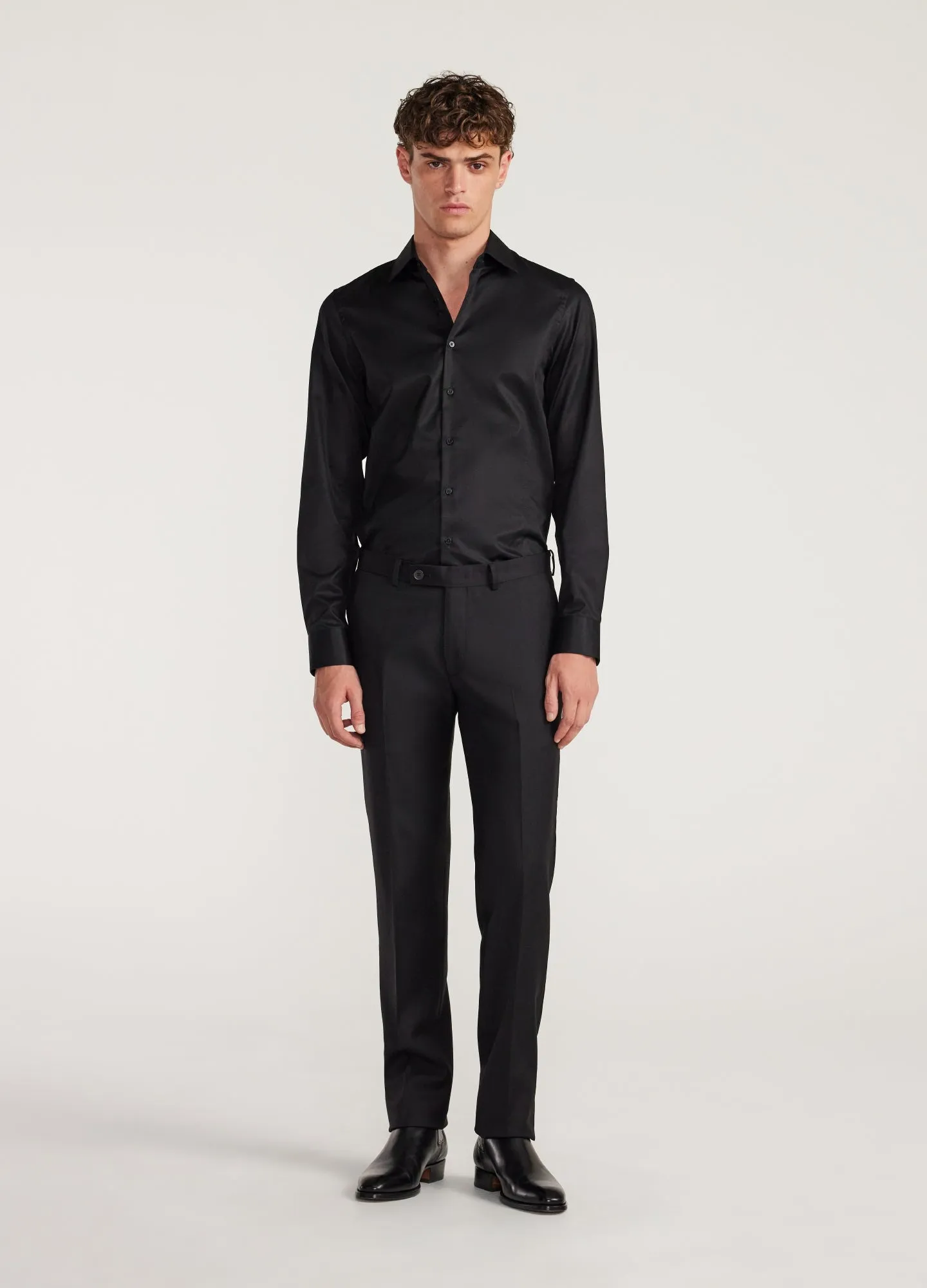 Refined Twill Shirt Black sold by Calibre product image thumbnail 2
