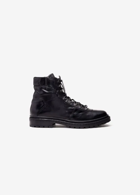 Leather Hiking Boot Black sold by Calibre