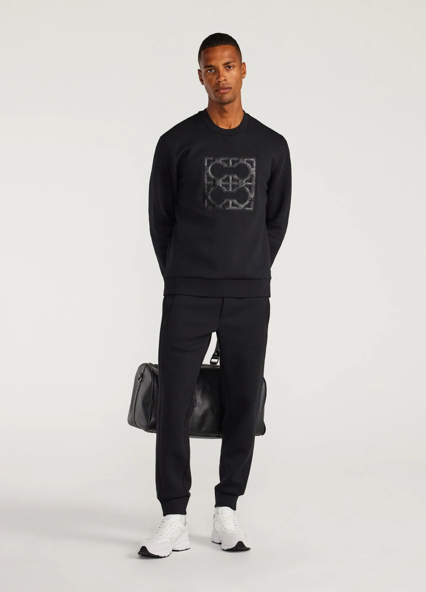 Contrast Trim Sweatpants Black sold by Calibre product image thumbnail 2